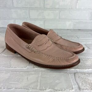 Weejuns G.H. Bass & Co Whitney Penny Loafers Womens 8 M Leather Blush Pink 22821
